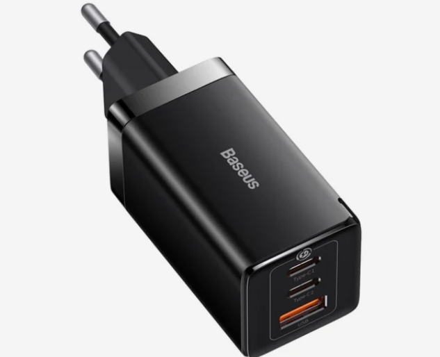 Ładowarka GaN Baseus 65W do szybkiego ładowania smartfona i laptopa USB-C