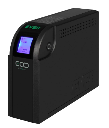 UPS Ever ECO 500 LCD – ochrona sprzętu elektronicznego przed awarią z wyświetlaczem napięcia