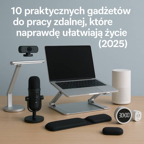 „Gadżety do pracy zdalnej: co nowego warto kupić w 2025?”