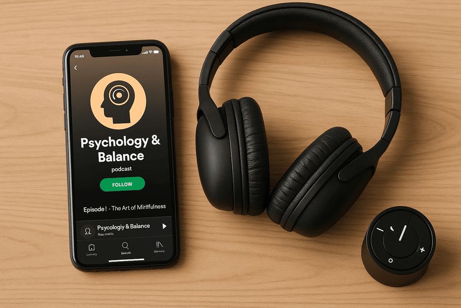 Słuchanie podcastów o psychologii – sposób na wypalenie i poprawę zdrowia psychicznego