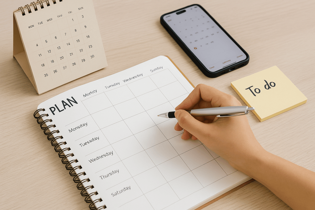 Planowanie dnia krok po kroku – element rutyny sukcesu