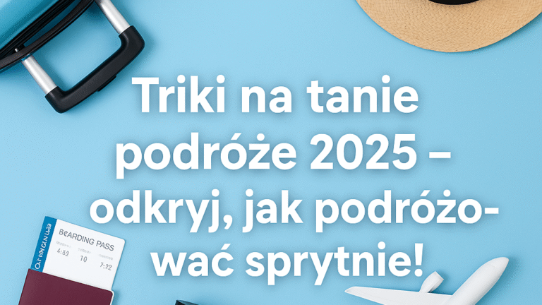 ✈️ Triki na tanie podróże 2025 – odkryj, jak podróżować sprytnie!