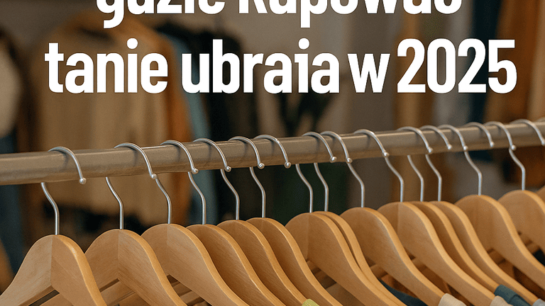 👕 Stylowo, ale tanio – gdzie kupować tanie ubrania w 2025