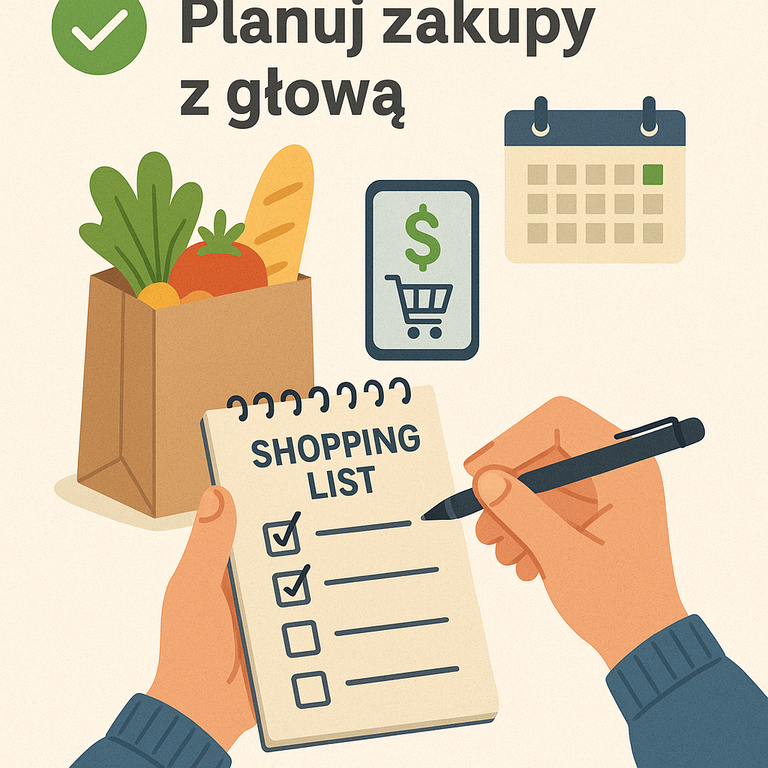 Planuj zakupy z głową jako sposób jak nie marnować jedzenia