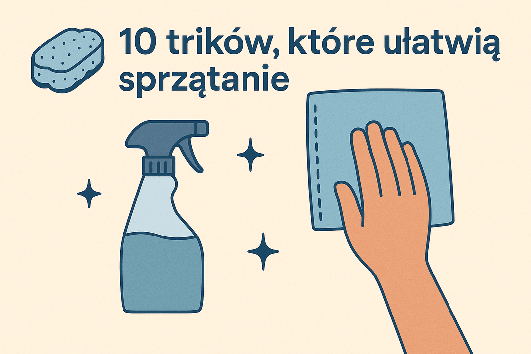 🧼 10 trików, które ułatwią sprzątanie - jak szybko posprzątać mieszkanie