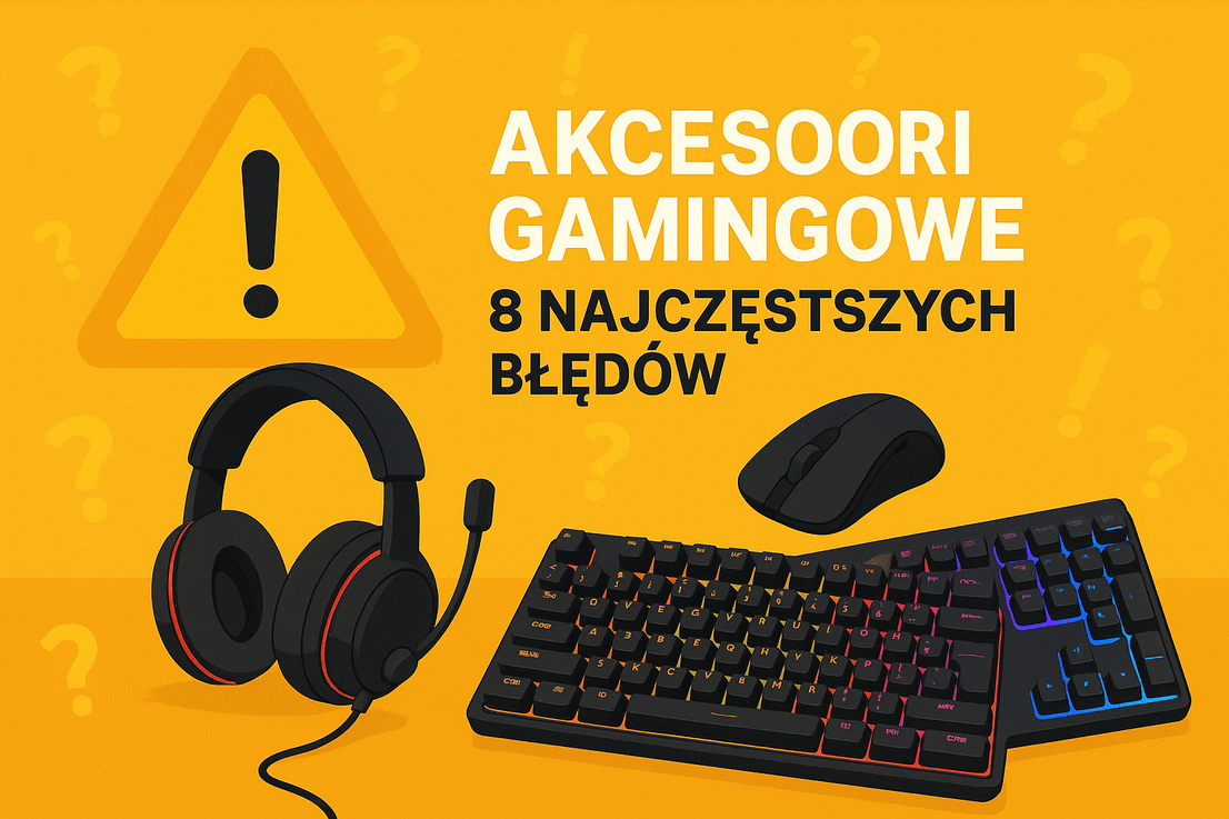 ⚠️ Akcesoria gamingowe – 8 najczęstszych błędów przy ich wyborze
