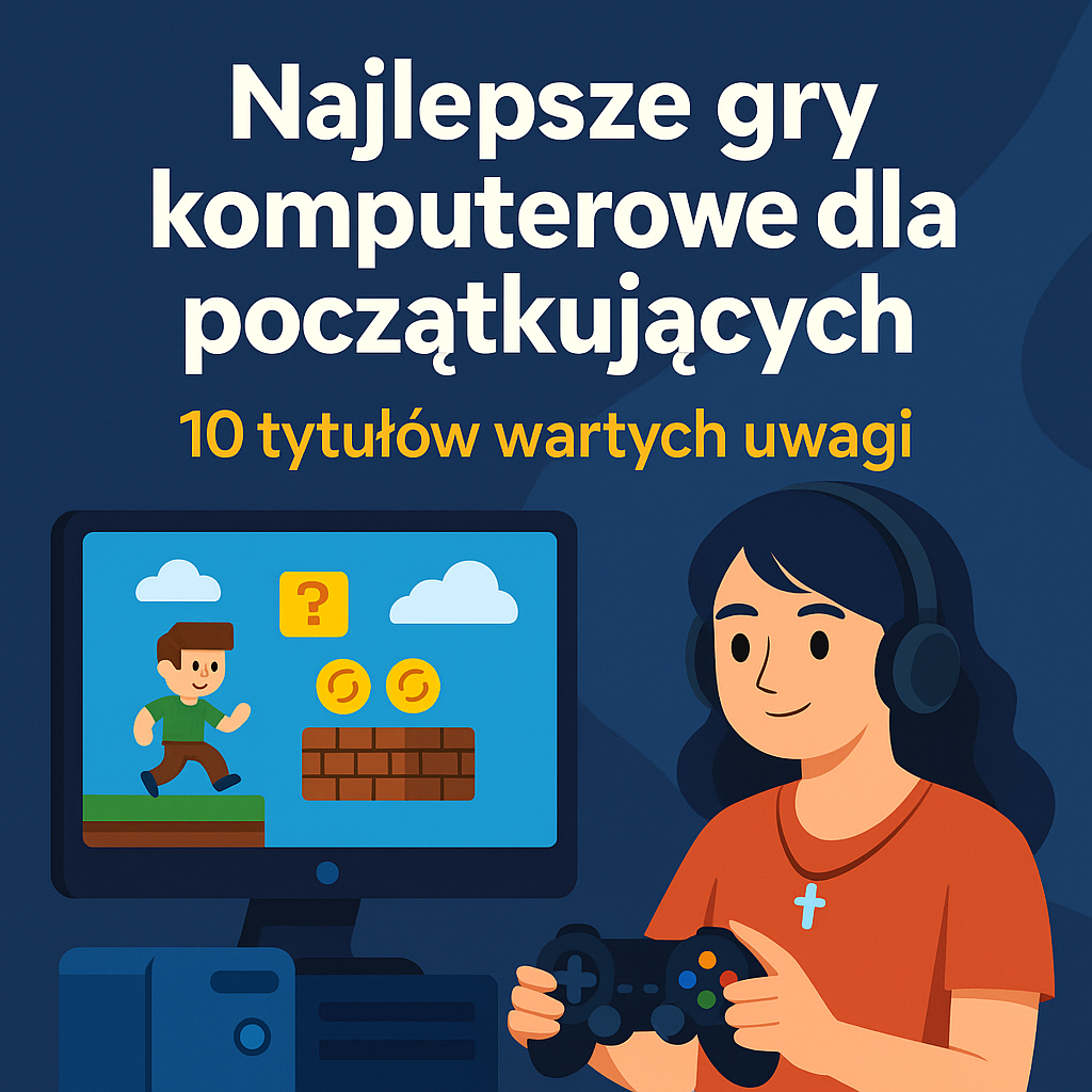 💻 Najlepsze gry komputerowe dla początkujących – 10 Tytułów wartych uwagi