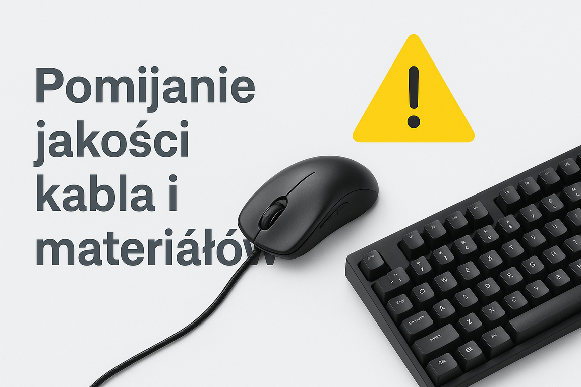 Tani kabel bez oplotu w akcesoriach gamingowych – wpływ na trwałość sprzętu