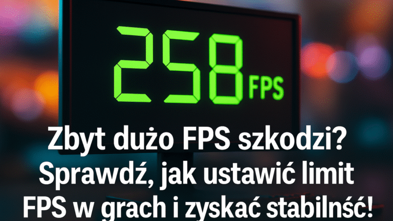 Zbyt dużo FPS szkodzi? Sprawdź, jak ustawić limit FPS w grach i zyskać stabilność!