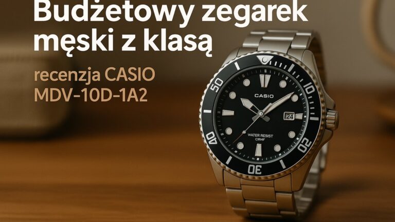 Budżetowy zegarek męski z klasą – recenzja CASIO MDV-10D-1A2