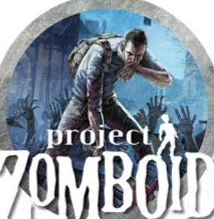 Project Zomboid logo – realistyczna gra survival z zombie