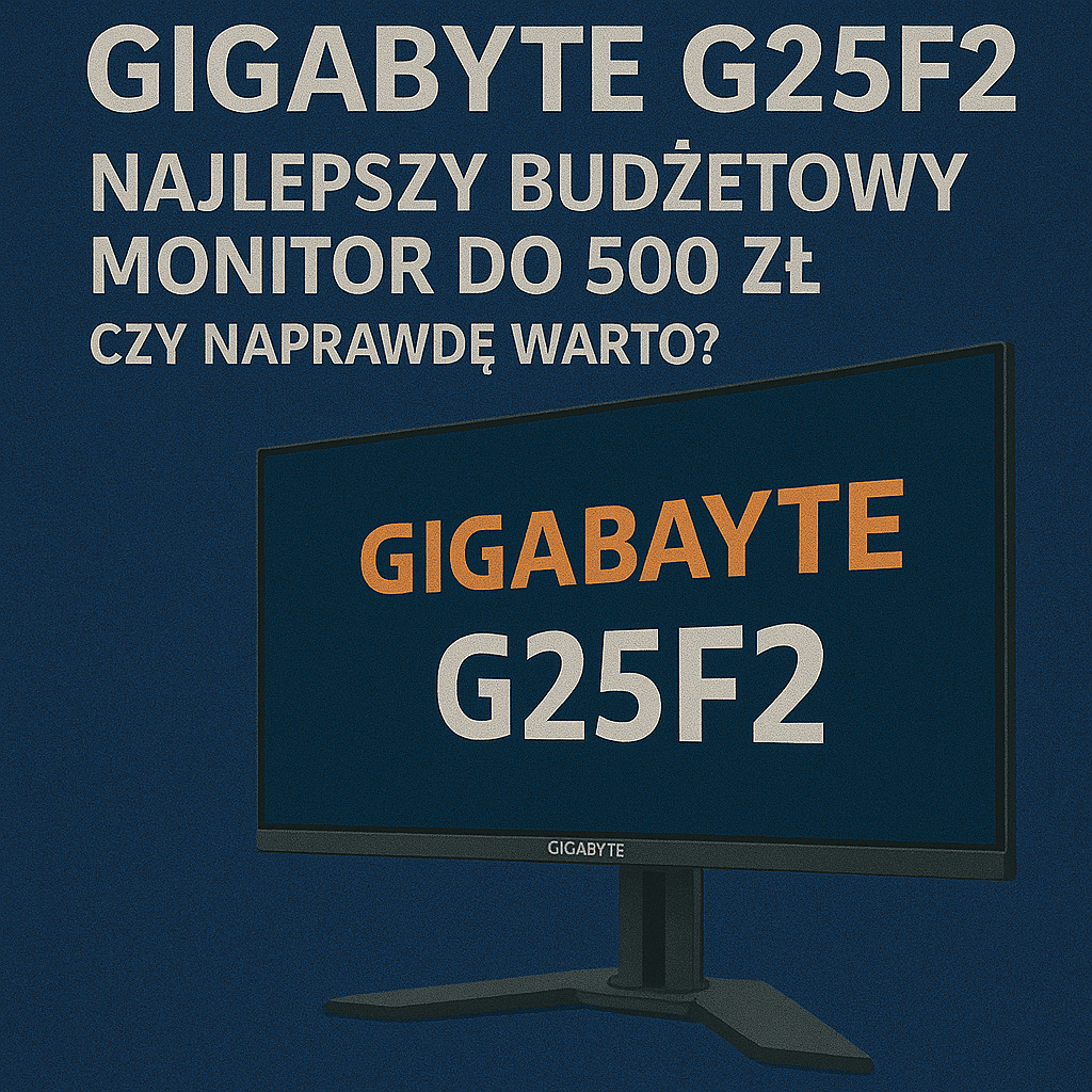 Gigabyte G25F2 – najlepszy budżetowy monitor do 500 zł. Czy naprawdę warto?