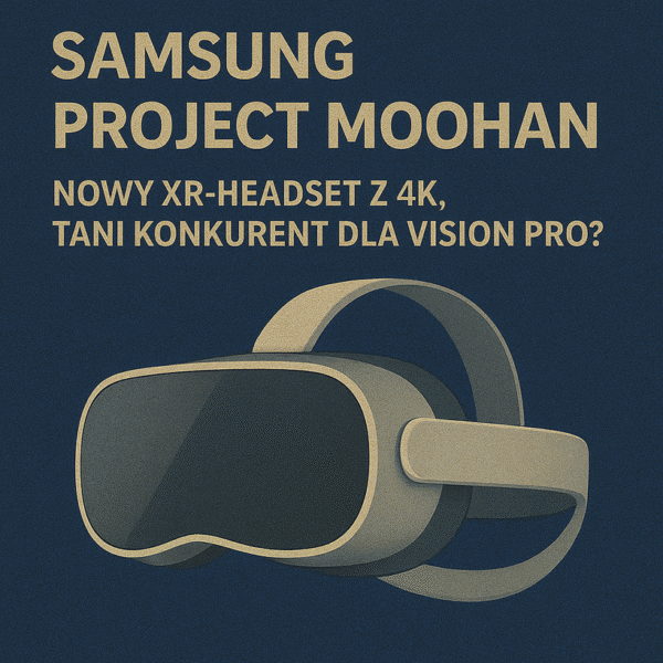 📶 Samsung Project Moohan – nowy XR‑headset z 4K, tani konkurent dla Vision Pro?