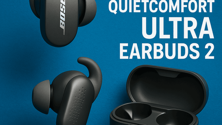🎧 Bose QuietComfort Ultra Earbuds 2 – ANC z AI pod lupą