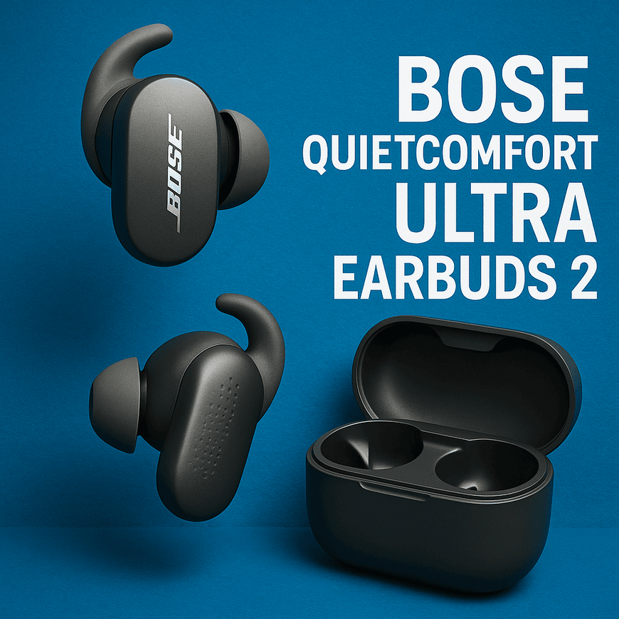 🎧 Bose QuietComfort Ultra Earbuds 2 – ANC z AI pod lupą