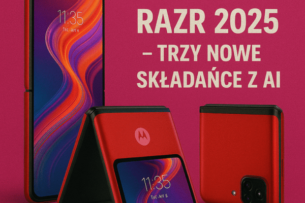 📱 Motorola Razr 2025 – trzy nowe składańce z AI