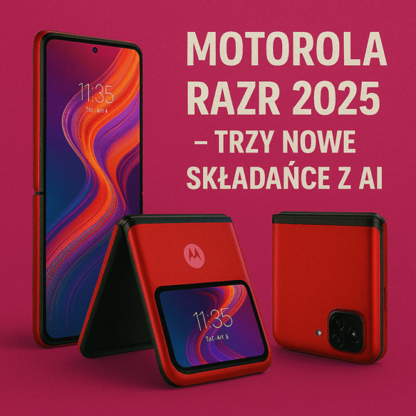 📱 Motorola Razr 2025 – trzy nowe składańce z AI