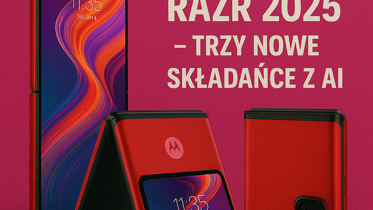 📱 Motorola Razr 2025 – trzy nowe składańce z AI