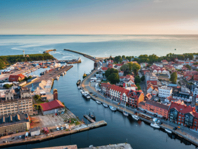 Ustka z lotu ptaka