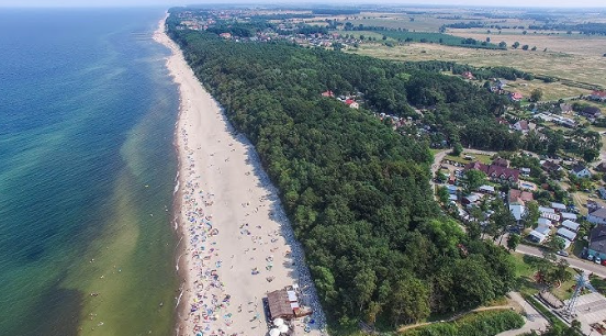 Plaża w Pustkowie