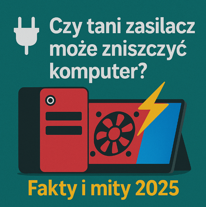 🔌 Czy tani zasilacz może zniszczyć komputer? Fakty i mity 2025