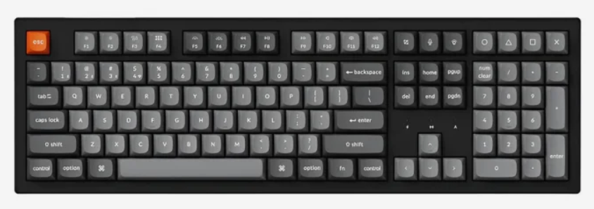 3. Keychron K10 Max H1 Super Red Switch - Klawiatury Keychron