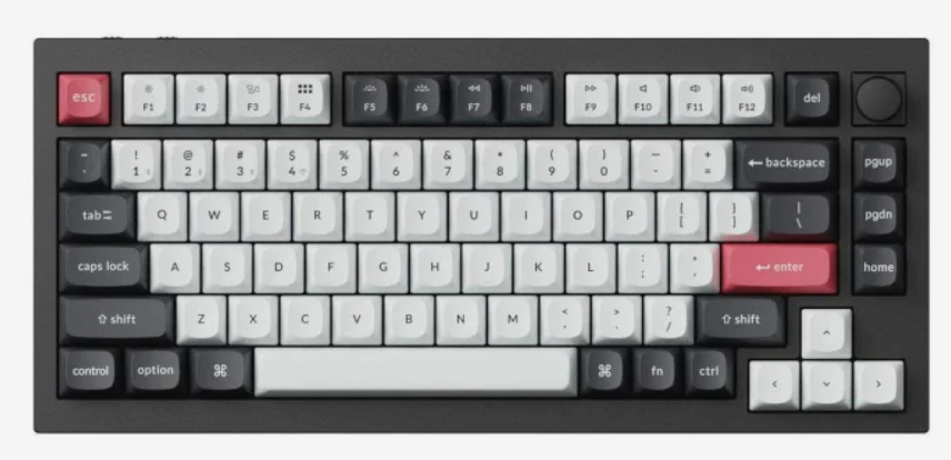 5. Keychron Q1 HE Gateron Double Rail (Nebula Switch) - Klawiatury Keychron