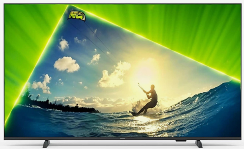 9. Philips 55PUS8209 – 55″ QLED 4K Titan OS Ambilight x3 - telewizory philips