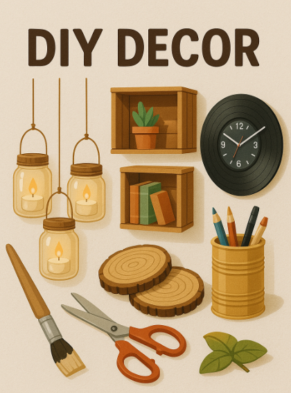 🪑DIY decor – 5 kreatywnych pomysłów na wyjątkowe ozdoby do domu